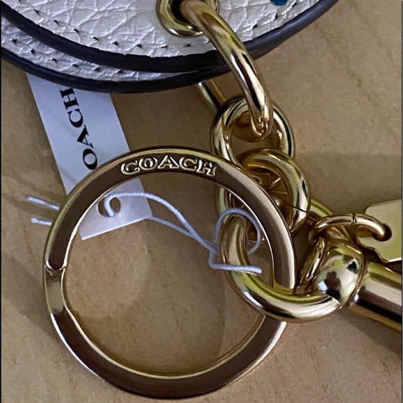 COACH Gallery Tote with matching Mirror Bag Charm - Picture 7 of 16